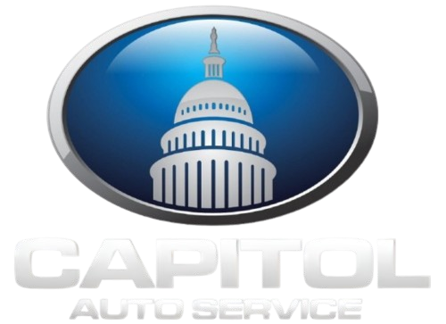Capitol Auto Service logo with Capitol building icon.