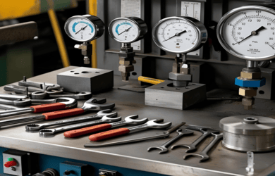 Tools and gauges used for vehicle diagnostics and repairs at Capitol Auto Service.