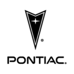 Pontiac emblem logo on a white background, automotive branding.