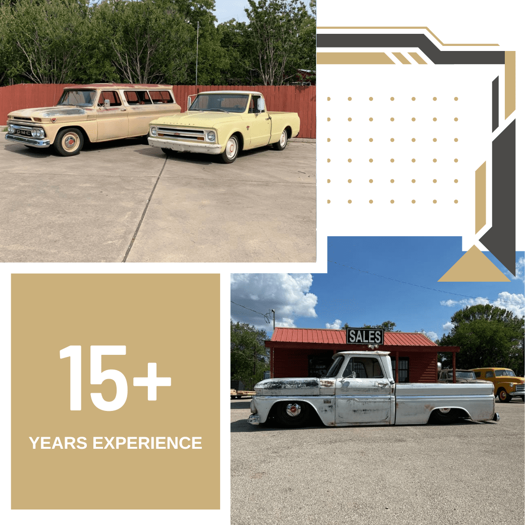 Vintage cars parked outdoors showcasing classic automotive style.