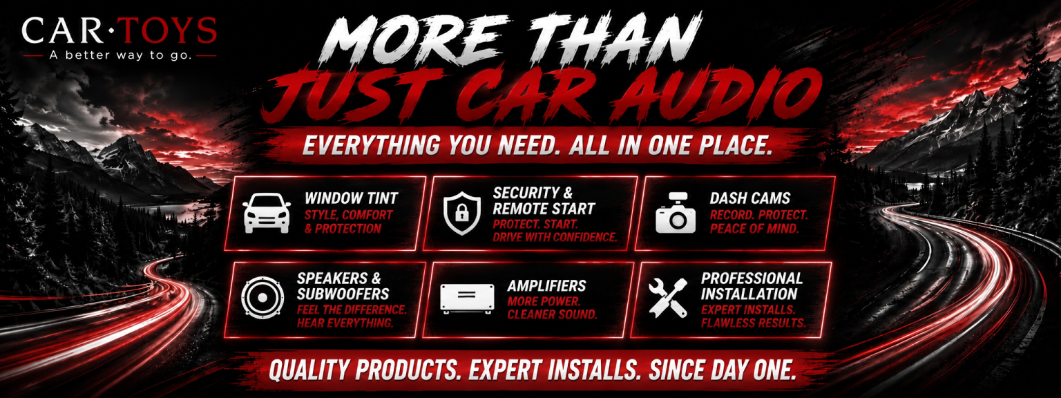 Car Toys offers professional car audio, security, and remote start installation services.