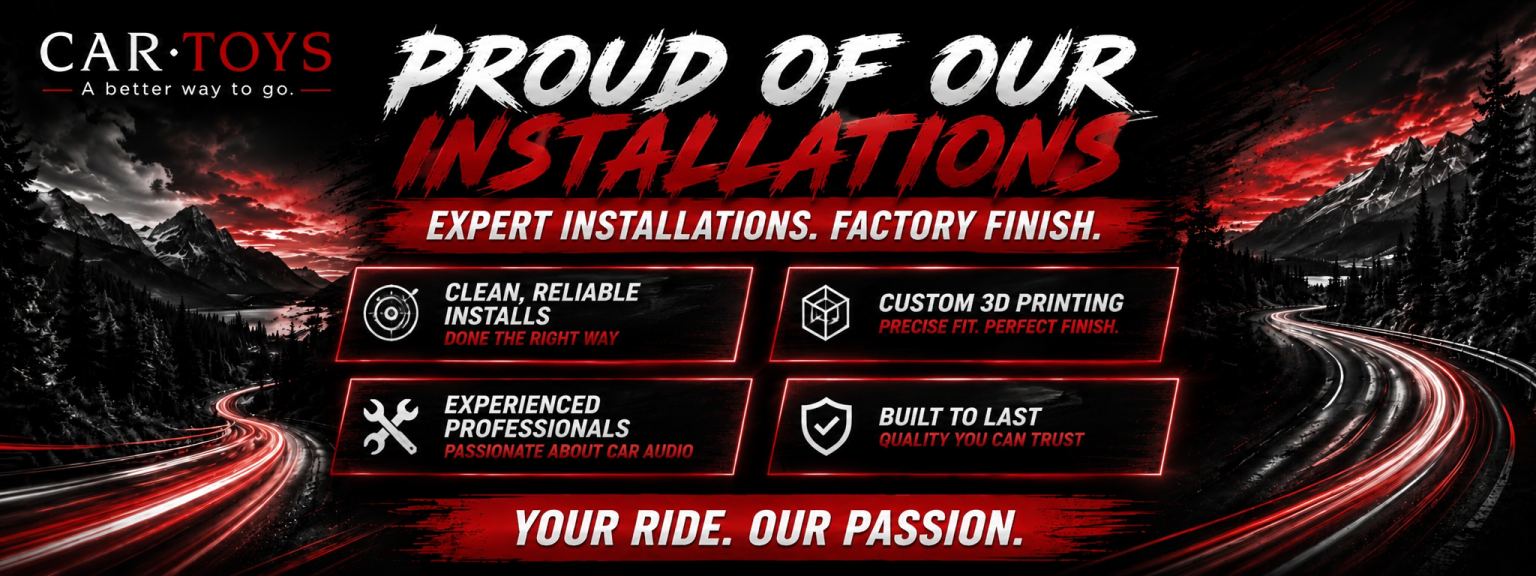 Car Toys professional car audio and accessory installations in Oregon.
