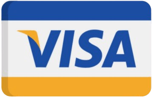 VISA credit card logo for Catalpa Street Garage payment options.