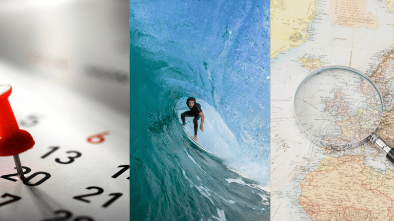 best surf destenation by month