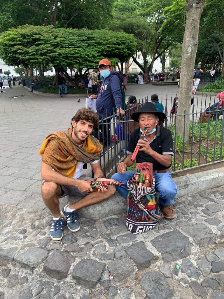 Walking around Antigua