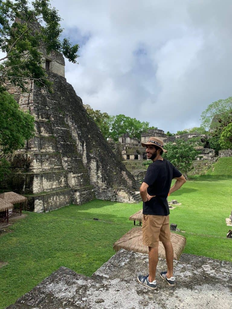 visitng the Mayan ruins in Guatemala