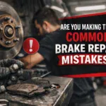 Warning about common brake repair mistakes at Clay's Auto service center.