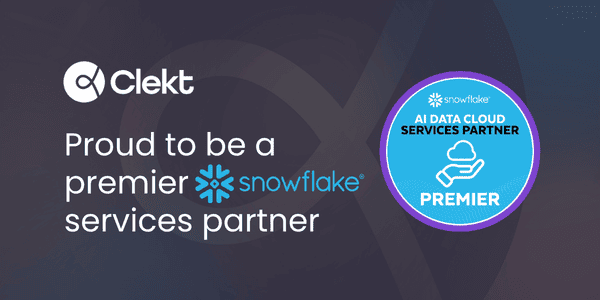 Clekt achieves premier Snowflake Services Partner