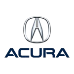 Acura car parked outside Cliffs Edge Automotive dealership.