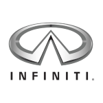 Luxury Infiniti vehicle parked at Cliffs Edge Automotive dealership.