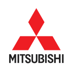 Mitsubishi car parked outside Cliffs Edge Automotive dealership.