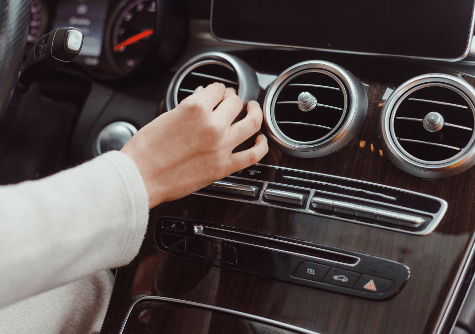 Vehicle air vent control and dashboard features at Cochrane Automotive.