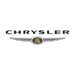 Chrysler logo featuring wings and emblem, representing quality and brand identity.