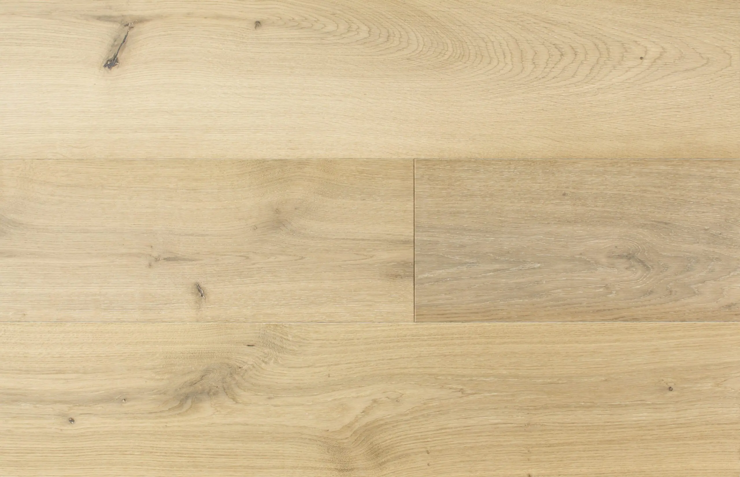 White oak hardwood flooring with natural wood grain, durable and stylish for residential and commercial spaces.