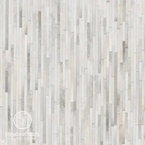 Light-colored hardwood flooring with a modern, sleek design for stylish home interiors.