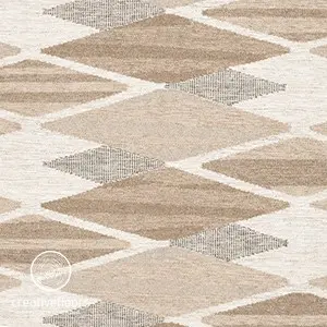 VVE-04-TB-300 Sophisticated geometric patterned wooden floor in neutral tones.