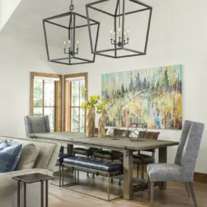 A look at the dining area of our Villa in the Village project.