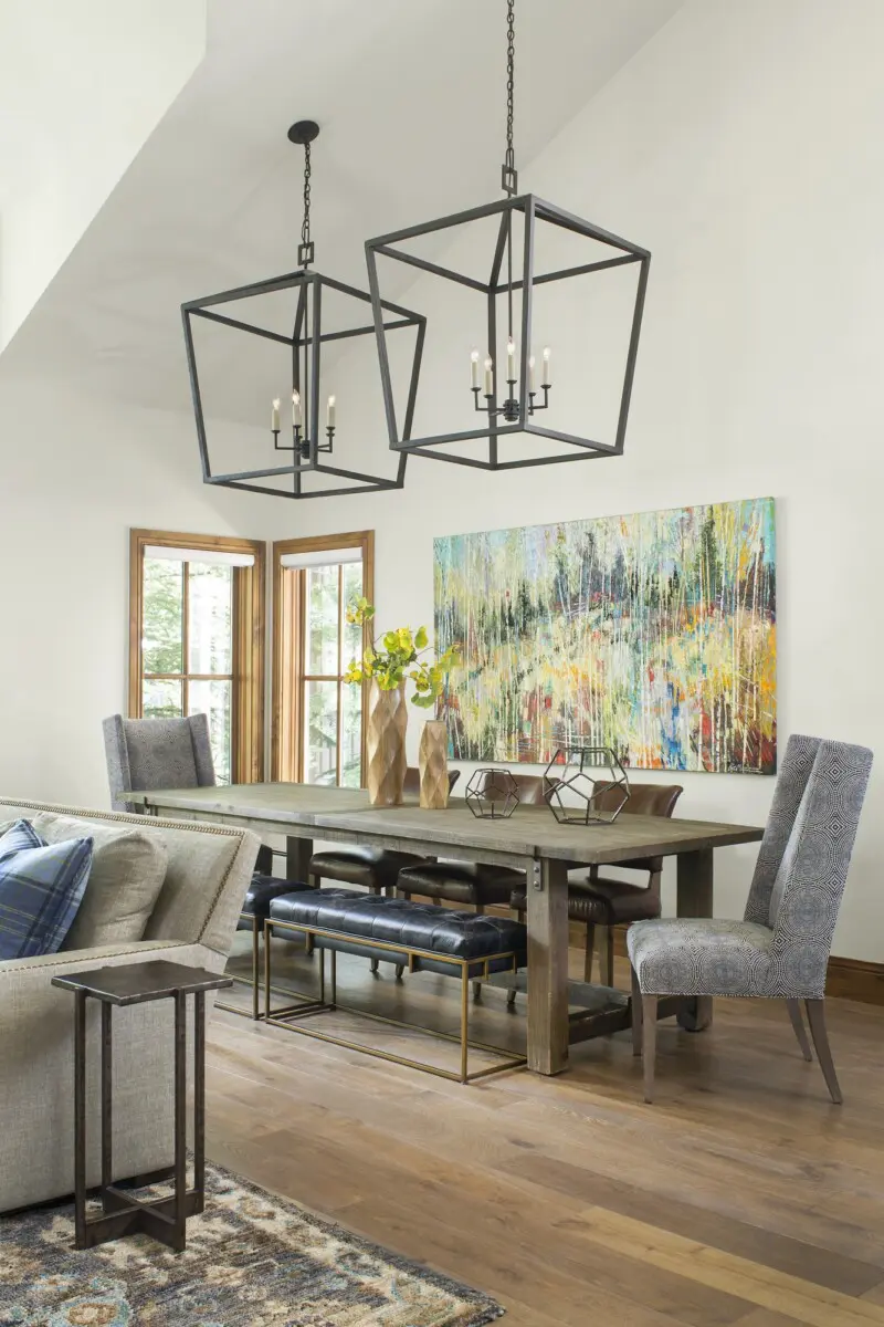 A look at the dining area of our Villa in the Village project.