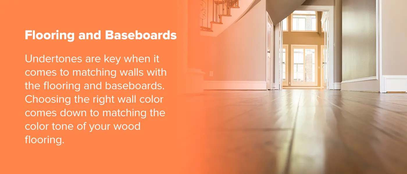 Match Walls With Flooring and Baseboards