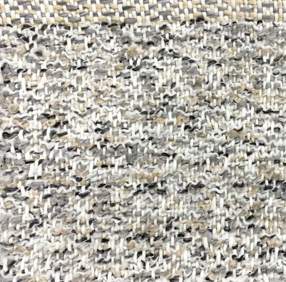 Elva - AOL-GC-02 Cream, beige, and black textured woven carpet for residential and commercial flooring.