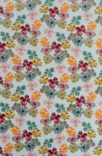 Irlanda - HIF-SK-80 Colorful floral patterned flooring with vibrant designs and natural aesthetics.