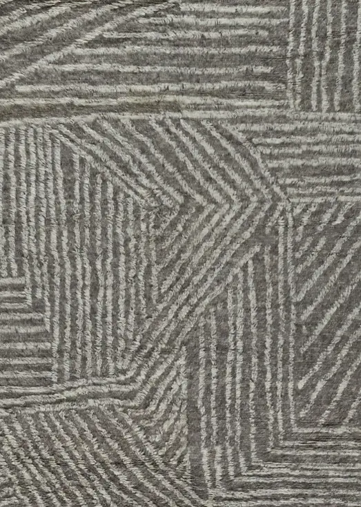 Nestor - DAH-320-01 Contemporary geometric carpet pattern in neutral tones for modern flooring designs.