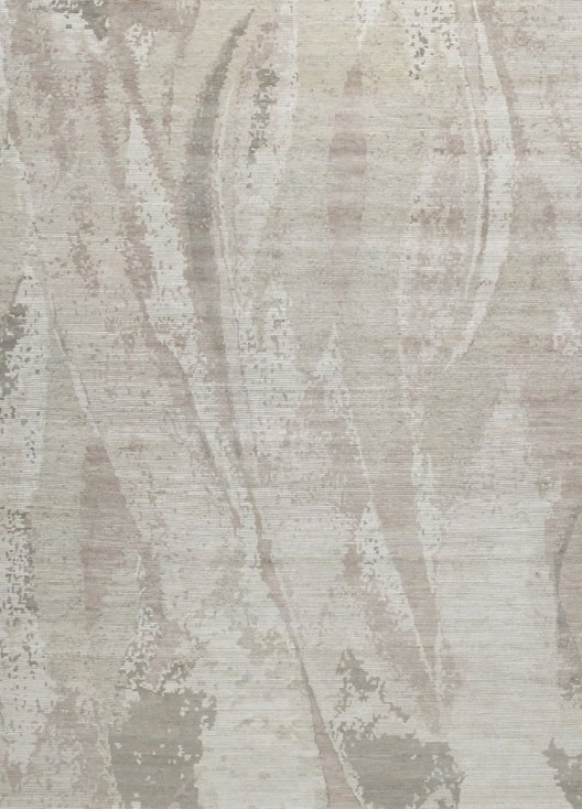 Soft beige and taupe abstract textured area rug for stylish living spaces.