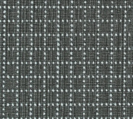 Taya - IRA-AR-02 Soft black and white patterned carpet flooring with geometric design.