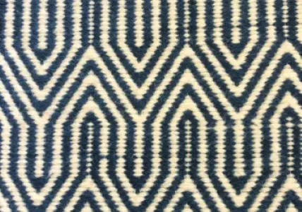 Paulina - OOC-NB-41 Stylish navy and white patterned area rug for modern home decor and floor design.