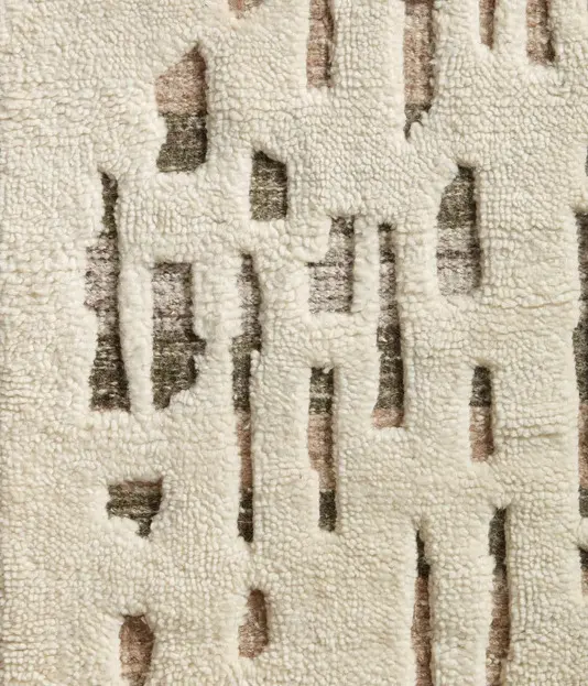 Agathe - VBEN-IF-06_D Soft beige plush carpet with a textured geometric pattern, ideal for luxurious interior flooring.