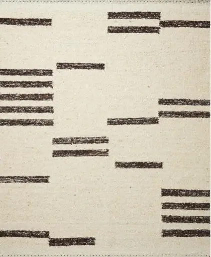 Anges - VROM-NB-01 Luxury modern rug with geometric linear pattern for stylish home décor.