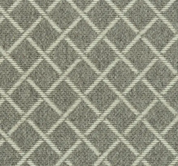 Aroha - FGAB-SL-02 Luxurious gray diamond pattern commercial carpet for business interiors and office spaces.