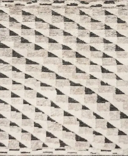 Clarkia - VFK-02-NABL Elegant geometric patterned hardwood flooring in neutral tones for modern interior design.