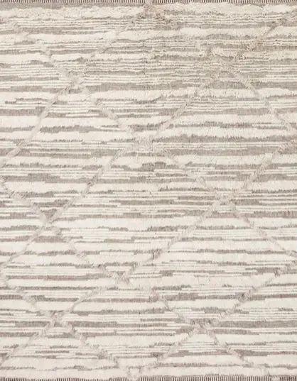 Daphne - VFK-07-IVTA Cream and beige patterned luxury vinyl flooring with geometric design for modern interior decor.