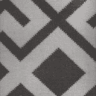 Modern geometric carpet pattern in black and gray for stylish flooring solutions.