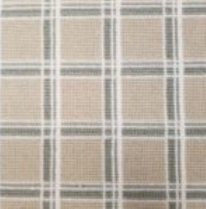 Ignacio - UOL-LG-04 High-quality beige plaid carpet flooring for residential and commercial spaces.