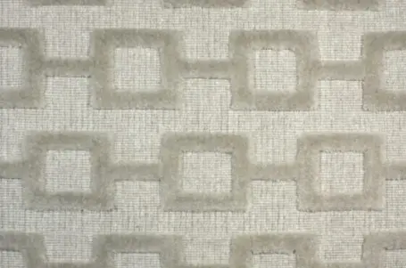 Luxurious beige patterned carpet for high-end residential or commercial flooring installations.