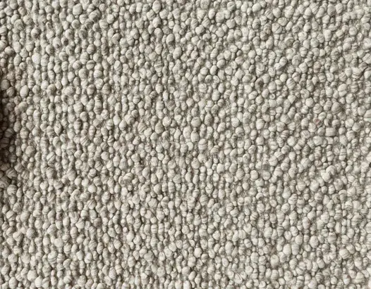 Petunia - VUQ-01-ST_D Cream plush carpet with textured fiber surface, ideal for cozy living spaces.