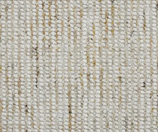 Cream textured shaggy area rug with boucle pattern, perfect for modern home flooring.