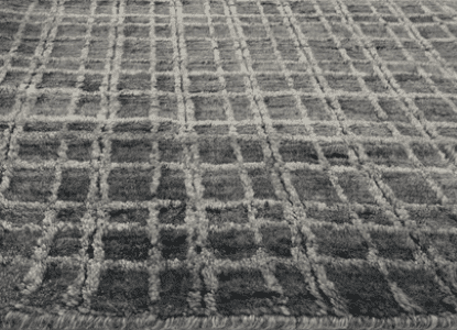 Luxurious patterned carpet floor in a modern living space.