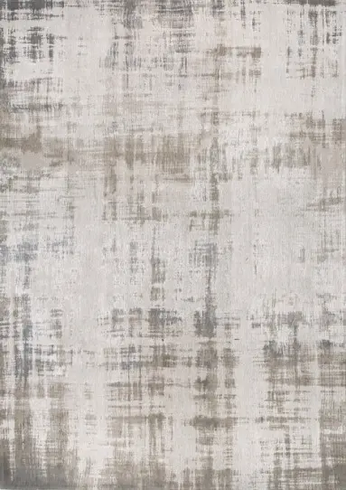 Luxury textured area rug with modern abstract design in neutral tones.