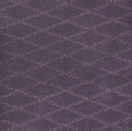 Absolute - Complete Luxurious purple carpet with elegant diamond pattern, perfect for upscale flooring projects.