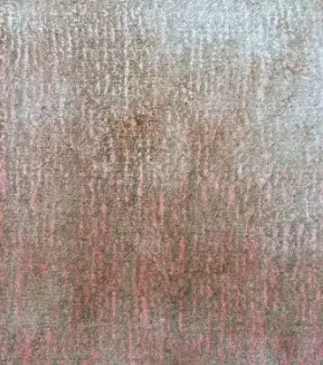 Cream textured carpet with subtle pink and beige tones.