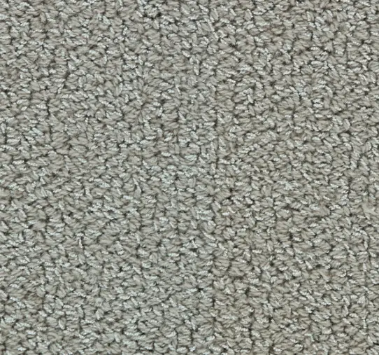 Soft beige plush carpet flooring with textured fibers, ideal for cozy interior spaces.