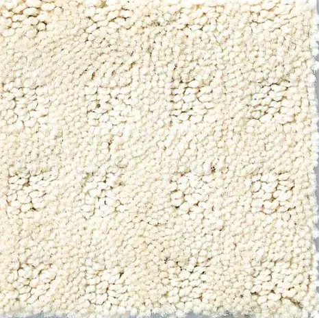Alluring Disposition - Ivory Paper Plush cream-colored carpet with soft, dense texture suitable for residential or commercial flooring installations.