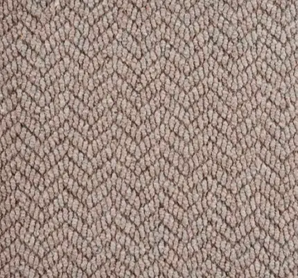Textured beige carpet with intricate pattern and plush surface for luxury flooring solutions.
