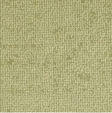 Cream-colored plush carpet with soft texture and durable quality for residential and commercial spaces.