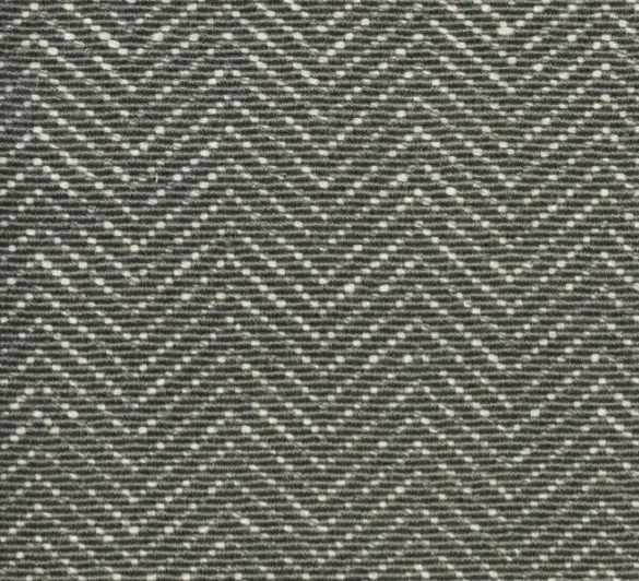Striped patterned carpet with neutral tones, ideal for stylish residential and commercial flooring.