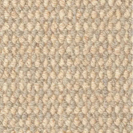 Textured beige carpet sample with loop pile finish illustrating quality flooring options.