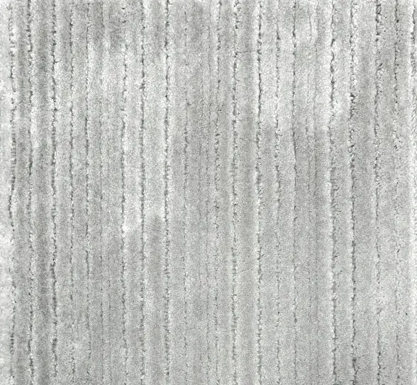 Cream textured carpet with vertical stripe pattern for modern interior design.